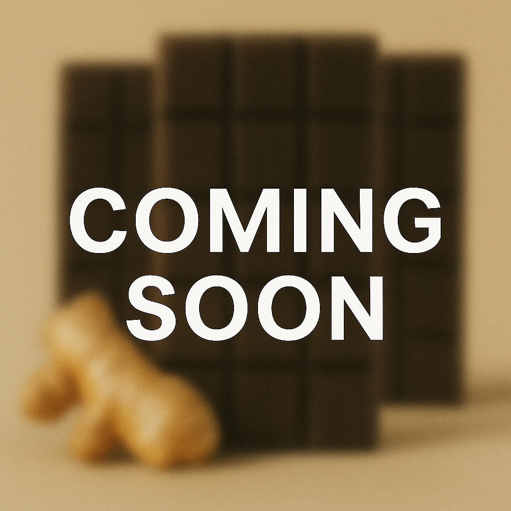 70% Dark Chocolate with Ginger (Coming Soon)