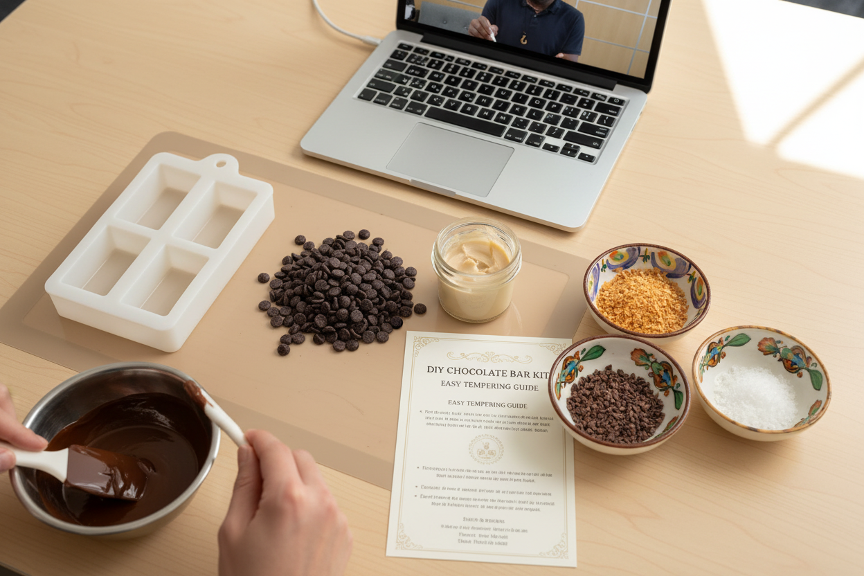 Virtual Chocolate Making Workshop with Tevon