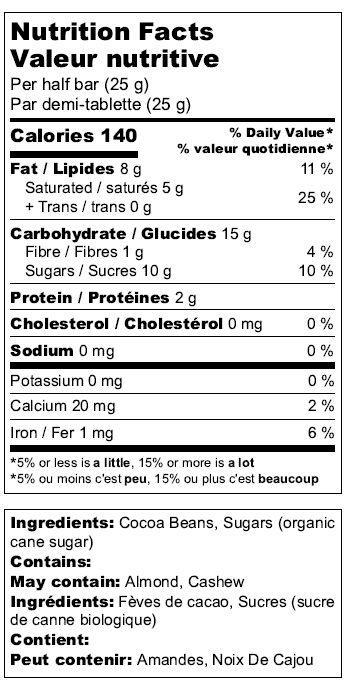 60% Dark Classic Bar