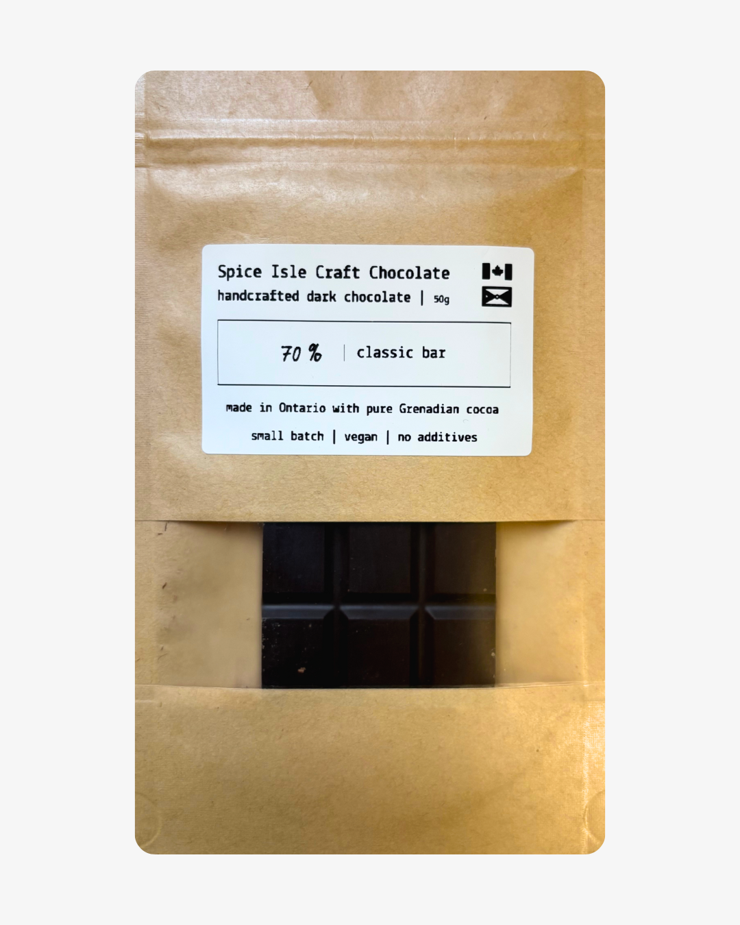 Grenadian Bean-to-Bar Dark Chocolate – Classic Bar
