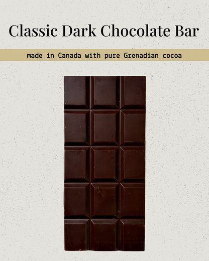 Grenadian Bean-to-Bar Dark Chocolate - Classic Bar
